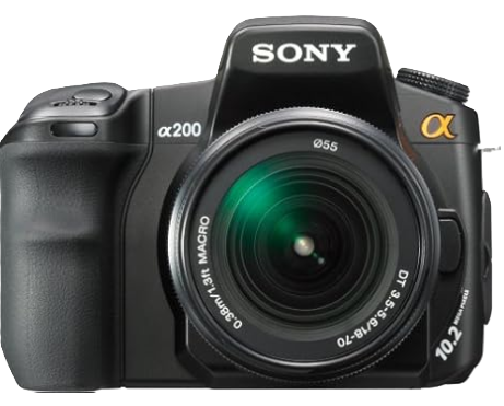 Sony Alpha A200K 10.2MP Digital SLR Camera Kit with Super SteadyShot Image Stabilization with 18-70mm f/3.5-5.6 Lens